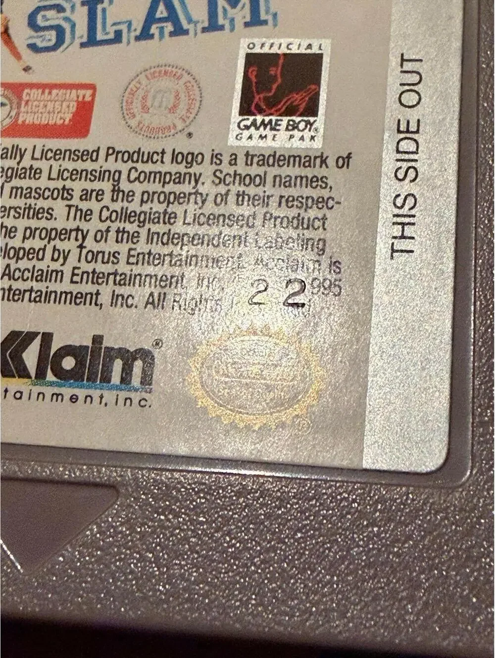 College Slam for Nintendo Gameboy